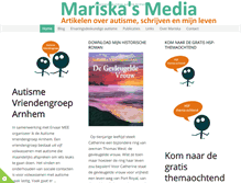 Tablet Screenshot of mariskamedia.nl